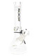 RooR 7mm Thick 10" Glass on Glass Beaker Water Pipe - WP2922