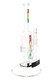 Wholesale RooR Tech water pipe with rasta decal and barrel perc sold by authorized wholesale distributor.
