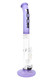 Wholesale 18" 5mm thick RooR bong with bright purple accents and ice pinch.