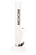 ROOR 14" frosted GoG straight tube, gold logo variant, 5 mm glass with ice catcher and downstem; front view product photo for head-shop buyers. ROOR 14" frosted GoG straight tube, gold logo variant, 5 mm glass with ice catcher and downstem; front view product photo for head-shop buyers.