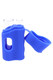 Single blue silicone dugout with top removed to show glass tubes.