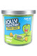 Bulk Jolly Rancher Green Apple triple-wick candle, 14-oz glass tumbler with green wax, blue label, eye-level product shot