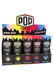 POP 2.0 King Size assorted flavor cone display with 25 colorful retail packs in counter box