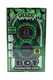 Melty glow-in-the-dark Ooze Bot 650 mAh character battery boxed, green slime pattern, windowed package front view for head-shop wholesale pages. Melty glow-in-the-dark Ooze Bot 650 mAh character battery boxed, green slime pattern, windowed package front view for head-shop wholesale pages.