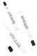 White Rhino Pyrex Glass V2 Dab Straw with Silicone Cap - P3212