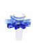 14.5mm Male Glass on Glass Leaf Bowl - BS911