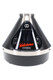 Wholesale Volcano Hybrid vaporizer in Silver & Black finish, desktop cone with touch panel, straight-on product view for retail listings.