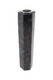 Wholesale astrophyllite gemstone tower one-hitter, 3.75-inch dark reflective stone, removable mesh screen, upright product photo.