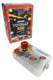Hemper arcade controller pipe beside colorful Totally Rad Arcade printed retail box, highlighting packaging designed for wholesale head-shop displays.