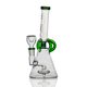 Full set Cyberpunk bong and bowl on white, green uptake tubes visible, head-shop supplies listing photo