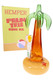 Hemper Palm Tree XL glass bong with branded box, amber trunk and green fronds—wholesale showcase hero
