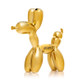 Side view gold balloon dog bong with “HEMPER” logo visible on body—smoke shop inventory detail angle