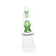 Front view That 70’s Peak glass top showing lava-lamp silhouette and green accents—retail smoke gear listing