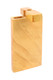Single 4" light wood dugout with lid open showing cavity and top port; wholesale retail smoke gear photo