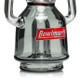 Close-up of smoke glass base showing Bowlman decal and inner perc section, wholesale Puffco accessory detail
