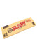 RAW Classic King Size cone pack for head-shop supplies, angled kraft 20-cone carton with red logo and crown icon