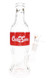 Clear 8.5" bottle water pipe with red Chiba Cola label and angled 14.5 mm glass bowl for showcase sales.