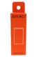 Orange DaVinci 18350 battery retail box, front-facing package image for smoke shop accessory merchandising