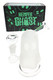 Wholesale ghost bong with frosted glow-in-the-dark body, clear eyes, and HEMPER retail box in angled view