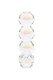 Bubble-stack wholesale Pivot top in iridescent borosilicate glass, straight product view on white background.