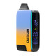 Cartisan Veil Bar Pro EVO wholesale vaporizer in Dawn with digital display, black mouthpiece, and blue-yellow fade.