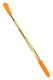 Single 4.5" gold zinc metal dab tool with orange silicone tips, wholesale concentrate accessory