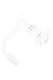 Clear quartz chambered terp slurper banger at angled view, 10mm male wholesale dab rig component