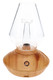 Zenco Fusion desktop vaporizer with clear glass and wood-finish base, premium retail smoke gear