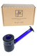 Cobalt Jane West Twenties glass hand pipe with signature box, wholesale hand pipe for premium resale
