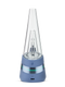 Retail smoke gear Puffco New Peak Sapphire e-rig rear view with USB-C port and green light ring