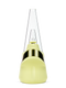 Retail smoke gear Puffco New Peak Zest smart e-rig front view with curved base and metallic accent band