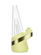Head-shop supplies Puffco New Peak Zest smart e-rig right side view with pale green body and tall glass