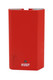 Red GRAV Gem-In-Eye vape pen displayed upright with compact pocket-size rectangular design