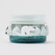 1.5" Empire Glassworks Arctic terp jar for wholesale smoke shop displays with polar bear front detail