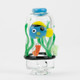 Under the Sea Puffco Pivot figurine mouthpiece for wholesale vape accessories with ocean-themed glass detail