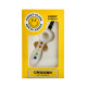 Goody Glass Unicorn novelty hand pipe in yellow Goody Animals box with front display window