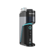 Dr. Dabber Switch GO black concentrate e-rig front view with glass top, buttons, USB-C port, and blue lighting