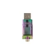Rainbow Ooze Bolt USB Charger front view with USB plug, 510 thread end, and metallic multicolor finish