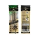 Front and back of King Palm King pouch showing 2 g capacity, packing instructions, and barcode
