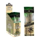 King Palm Green Leaf King 10ct display with resealable 2-roll pouch shown beside retail box