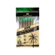 Single King Palm Mini 5-roll pouch with visible leaf tubes, packing stick, and 72% humidity control