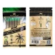 Front and back of King Palm Mini pouch showing 1 g capacity, packing instructions, and barcode
