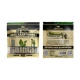 Front and back of King Palm Mini 25-roll pouch showing 1 g capacity, instructions, and barcode