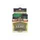 Front-facing King Palm Green Leaf Slim display with 25 Slim Rolls packaging and 1.5 g each callout
