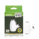 White Hemper Pipe Vape 510 thread battery displayed alongside retail packaging with matching product image