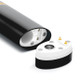 Hemper Lit vape battery with magnetic cartridge chamber removed, showing 510 threaded connection and internal contacts