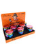 2" SharpStone rainbow zinc alloy metal grinder shown closed for retail accessory displays