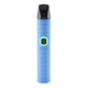 Light blue Ooze Pinch dry herb vaporizer featuring illuminated power button and textured grip pattern