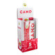 CAMO Strawberry natural leaf wraps countertop display stocked with individual 5-wrap retail pouches