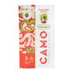 CAMO x Pod Juice Cherry Yuzu Matcha natural leaf wraps pouch with matcha-themed graphics and 5-wrap packaging